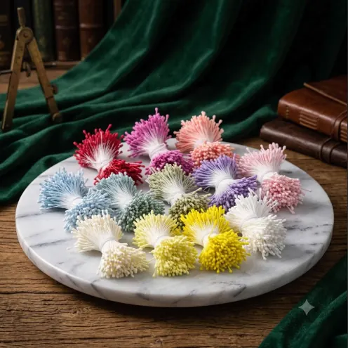 Assorted artificial flower stamens